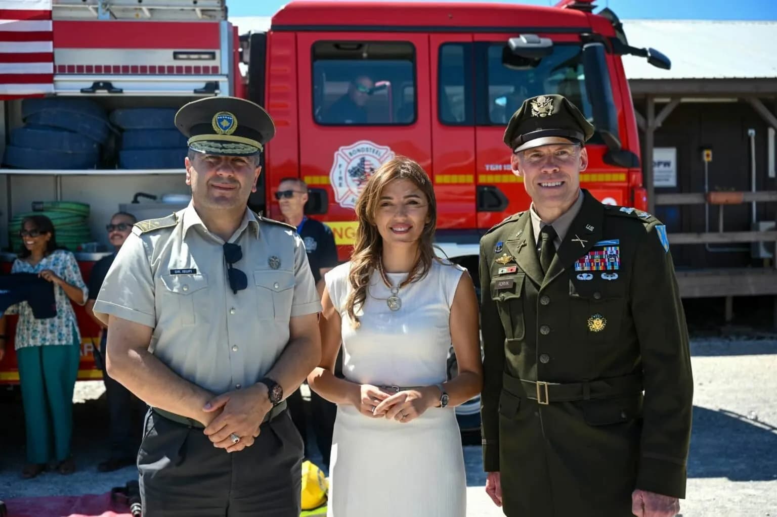 Në kampin Bondsteel, u.d presidentja Haxhiu: Gëzuar 4 korrikun, Amerikë!
