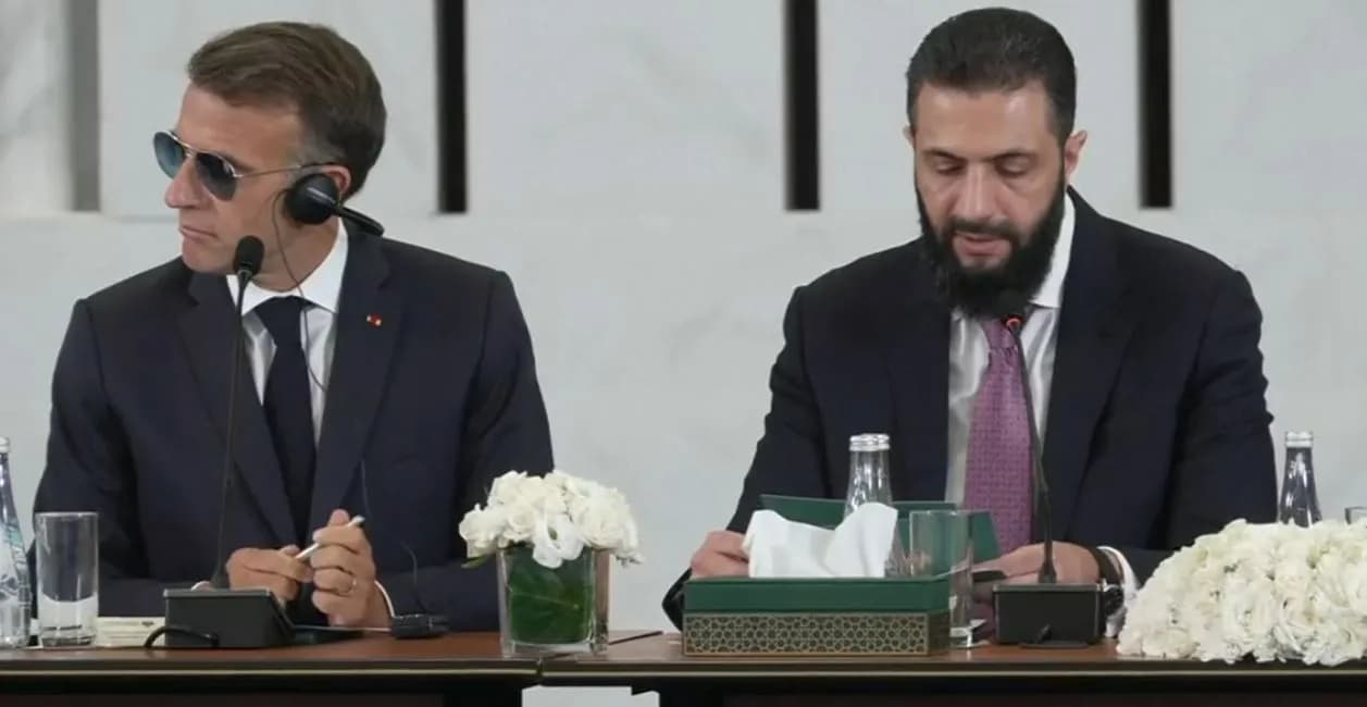 Vizita në Siri, Macron deklarohet për shpërthimin në Damask