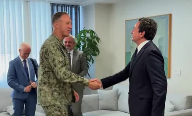 Situata e sigurisë dhe bashkëpunimi i Kosovës me NATO-n, Kurti takohet me gjeneralin amerikan Wikoff