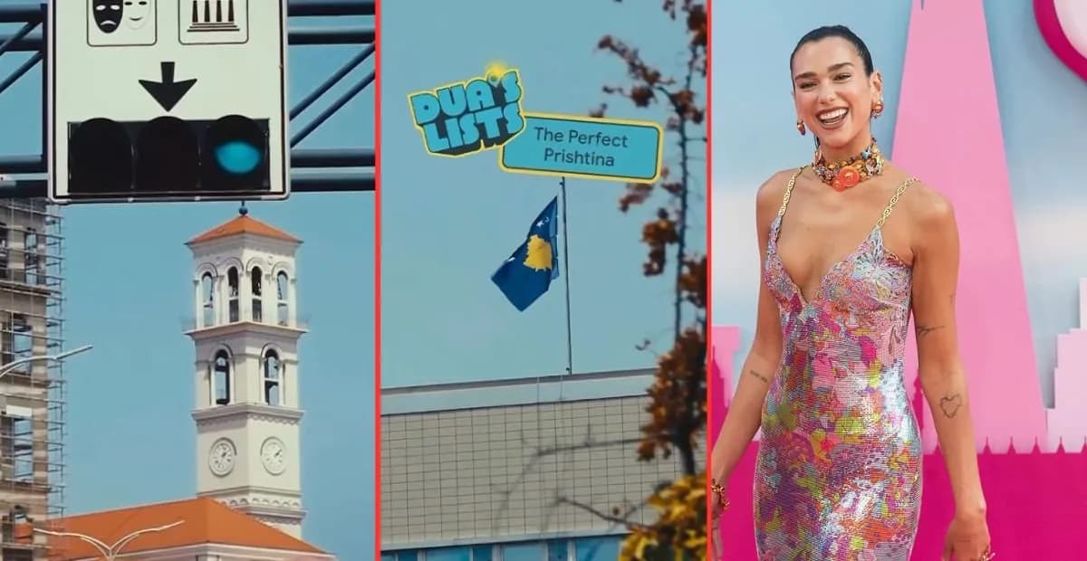 “Vendlindja ime është tani në Google Maps Street View”, Dua Lipa promovon Prishtinën me një video të veçantë